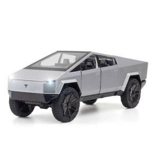 Tesla Cybertruck 1:36 Model Maket Araba Silver