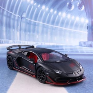 Lamborghini Aventadar Sjv 1:24 Model Maket Araba Siyah