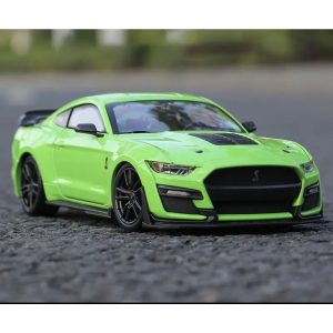 Ford Mustang 1:24 Metal Maket Araba Yesil Gt500 Birebir