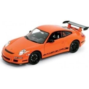 Porsche 911 Gt3 Rs 1:24 Metal Maket Araba Turuncu Birebir
