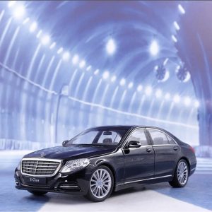 MERCEDES S CLASS 1:24 SİYAH MAKET MODEL METAL ARABA BİREBİR AYNİ