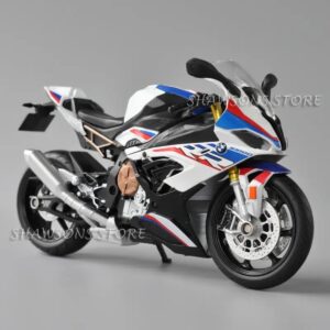 BMW S1000RR 1:12 MODEL MAKET MOTOR BEYAZ