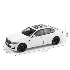 BMW 3.20 M 1:32 MODEL MAKET ARABA BEYAZ