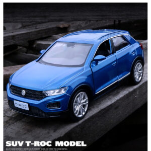 VW T-ROC 1:36 MAKET METAL ARABA MAVİ BİREBİR